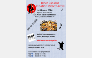 diner dansant K'danse Montbazon